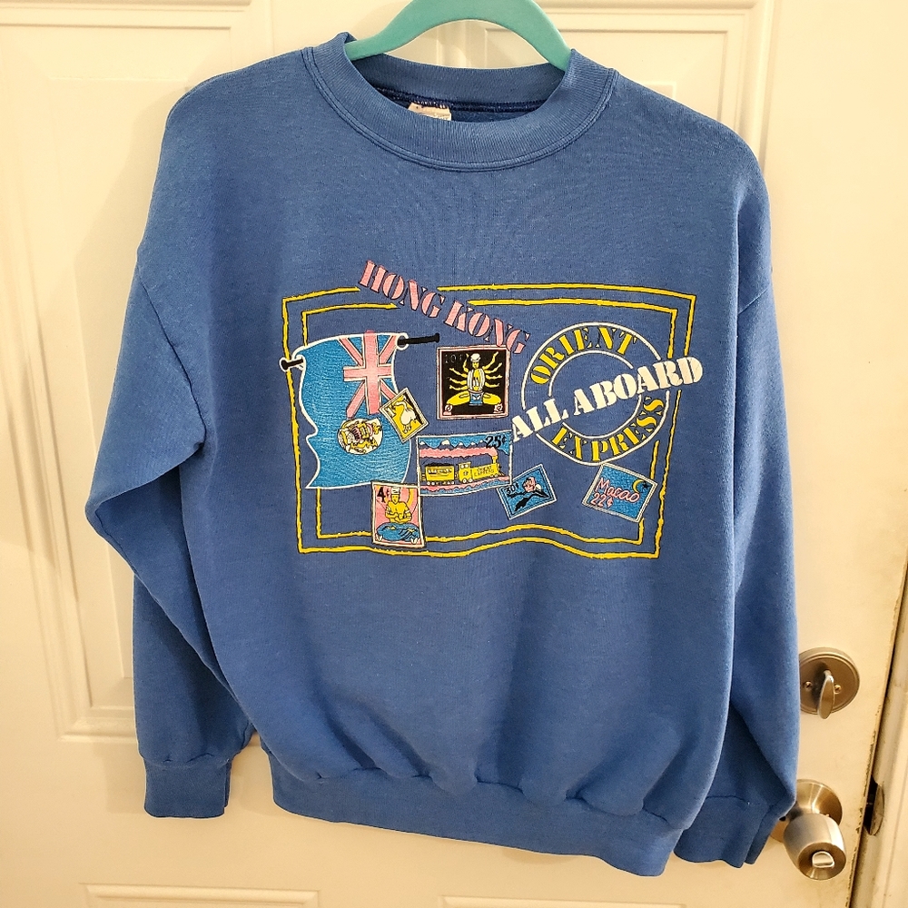 Vintage Hong Kong Orient Express Sweater